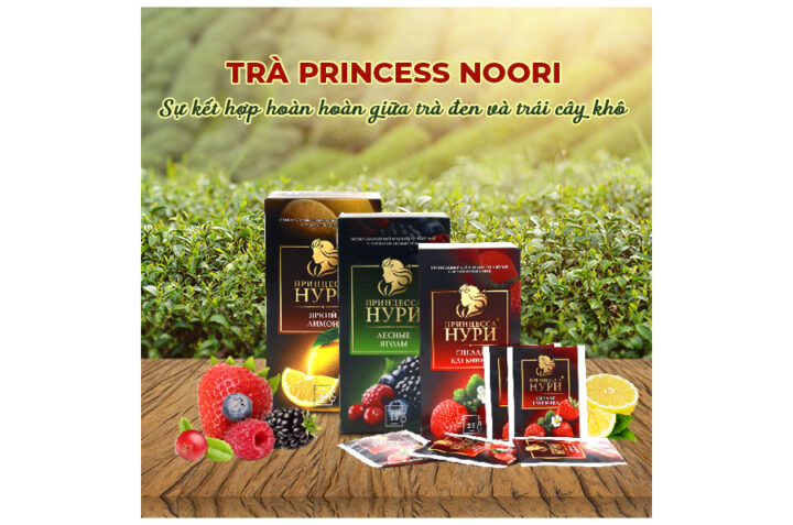 Trà Princess Noori – Sự kết hợp hoàn hảo giữa trà đen và trái cây khô